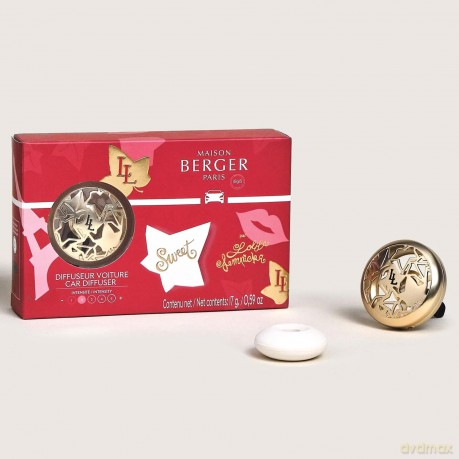 Gift set car diffuser gold + Lolita Lempicka Sweet refill