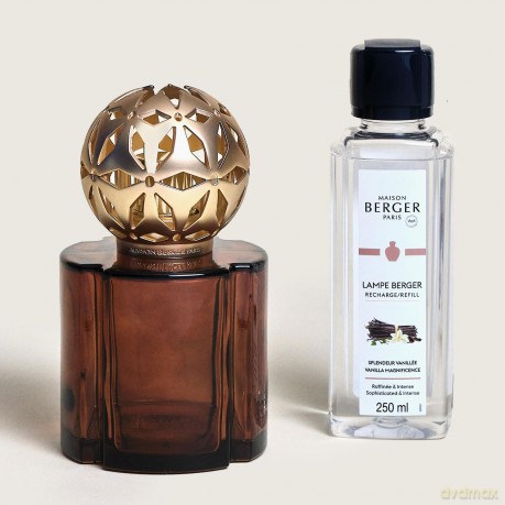 Gift set catalytic lamp Pomelis brown + refill Magnificent vanilla 250 ml