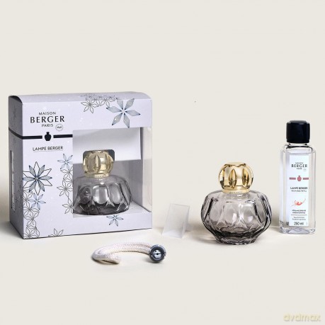 Gift set catalytic lamp Rosalie gray + refill Intense glitter 250 ml