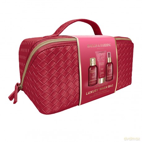 Gift set in a cosmetic bag Midnight Cherry 3 pcs