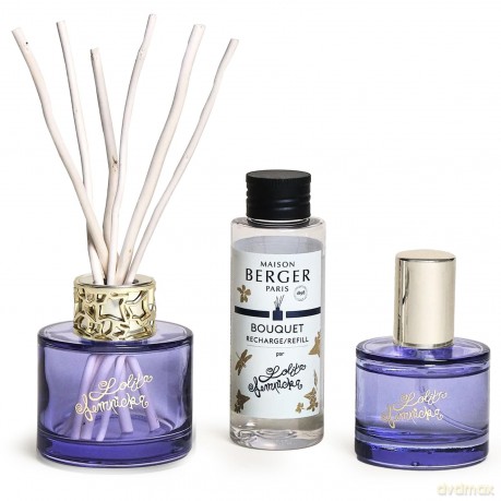 Gift set mini diffuser Lolita Lempicka purple + refill and home spray Lolita Lempicka