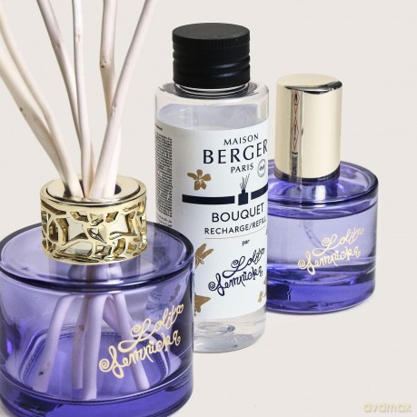 Gift set mini diffuser Lolita Lempicka purple + refill and home spray Lolita Lempicka