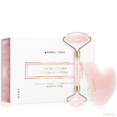 Gift set of roller and Gua Sha Eternal Youth