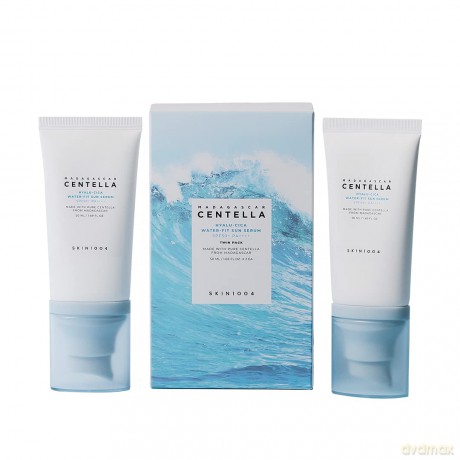Gift set of sunscreen SPF 50+ Madagascar Centella (Hyalu-Cica Water-Fit Sun Serum)
