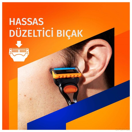 Gillette Fusion razor + 5 heads