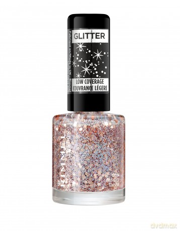 Glitter nail polish Glitter Bomb 8 ml - Shade: 019 Disco Diva
