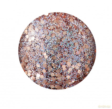 Glitter nail polish Glitter Bomb 8 ml - Shade: 019 Disco Diva