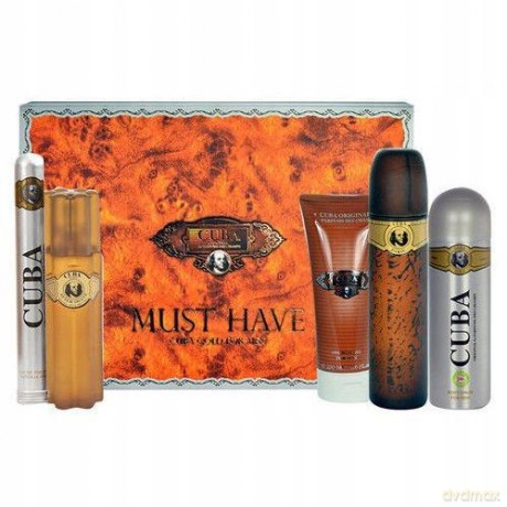 Gold - Woda toaletowa 100 ml + Woda toaletowa 35 ml + voda po holen­ 100 ml + sprchov gel 200 ml + deodorant ve spreji 200 ml