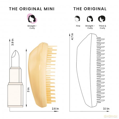 Hair brush Original Mini Buttercup Yellow