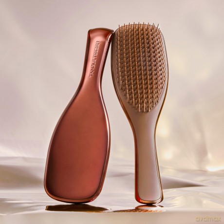 Hair Brush Ultimate Detangler Straight & Curly Chrome Chocolate Bronze