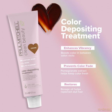 Hair toning mask Clean Beauty Cocoa (Color Depositing Treatment) 150 ml