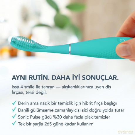 ISSA 4 Smile Childrens Sonic Toothbrush 4in1 - Variant: Summer Sky