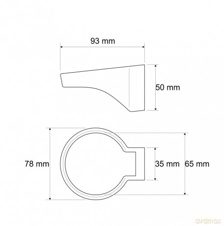 Jolly hairdryer stand