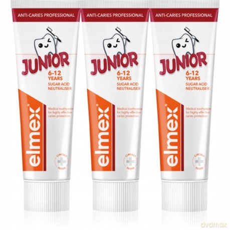 Junior Professional Trio Toothpaste 3 x 75 ml