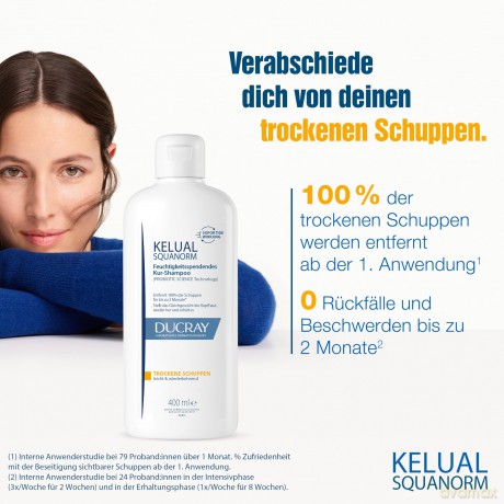 Kelual Squanorm Moisturizing Treatment Shampoo (Dry Dandruff Shampoo) - Volume: 400 ml
