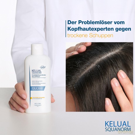Kelual Squanorm Moisturizing Treatment Shampoo (Dry Dandruff Shampoo) - Volume: 400 ml