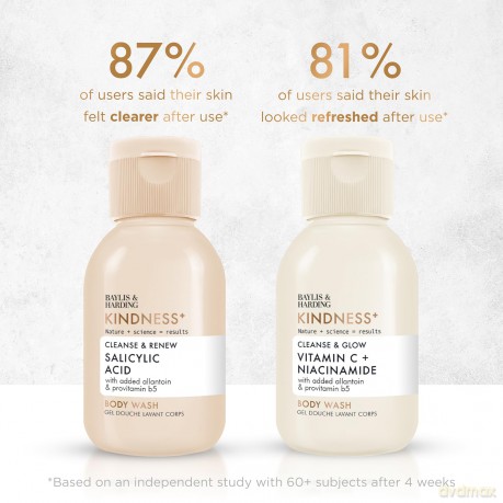 Kindness+ Discovery Gift Set 4 x 100 ml shower gel gift set