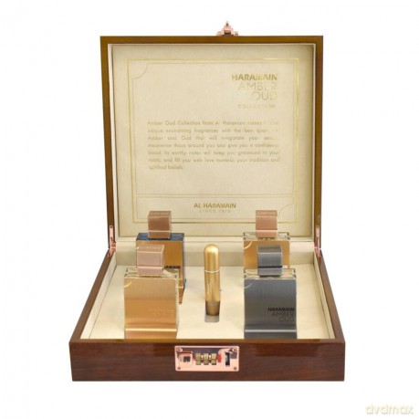 Kolekce Amber Oud - Woda perfumowana 4 x 60 ml + plniteln flakon