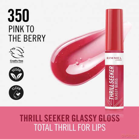 Lip gloss Thrill Seeker (Glassy Gloss) 10 ml - Shade: 350