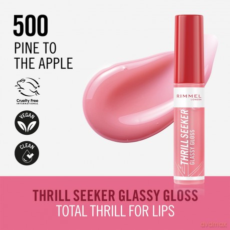 Lip gloss Thrill Seeker (Glassy Gloss) 10 ml - Shade: 500