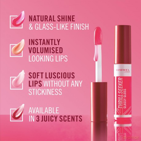 Lip gloss Thrill Seeker (Glassy Gloss) 10 ml - Shade: 600