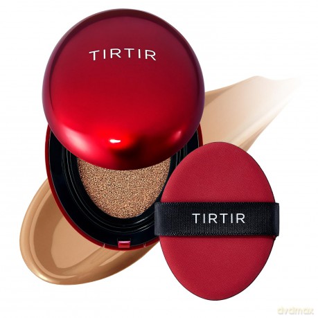 Long-lasting makeup in a sponge Mask Fit (Red Cushion) 18 g - Shade: 34N Pecan