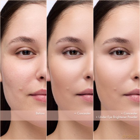 Loose brightening powder under the eyes Under Eye Brightener (Setting Powder) 2.3 g - Shade: 10 Light Rose