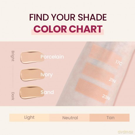Make-up in a Mask Fit sponge (All Cover Cushion) 18 g - Shade: 21N Ivory
