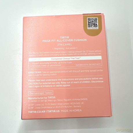 Make-up in a Mask Fit sponge (All Cover Cushion) 18 g - Shade: 27N Camel
