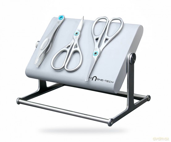 Mens magnetic manicure set 3 pieces Ring Lock System PR 9331