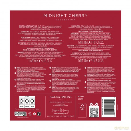 Midnight Cherry Body Care Gift Set 5 pcs