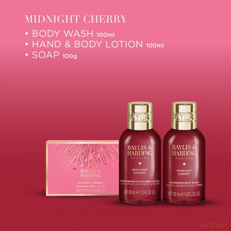Midnight Cherry Gift Set 3 pcs