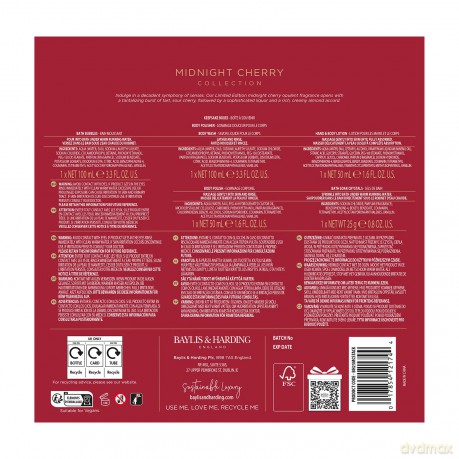 Midnight Cherry Gift Set 6 pcs