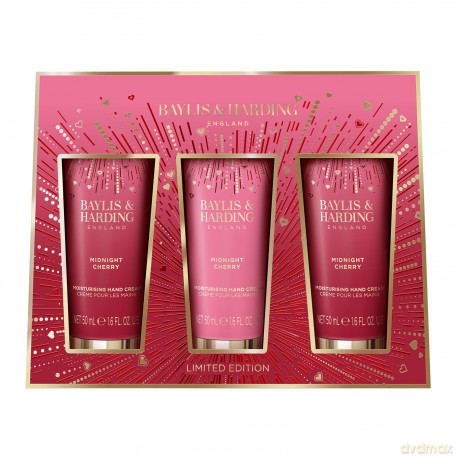 Midnight Cherry Hand Cream Gift Set 3 x 50 ml