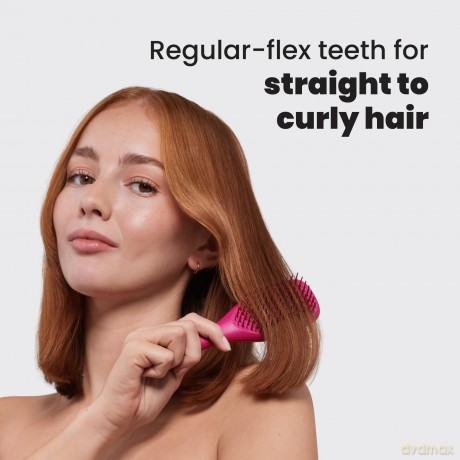 Mini Ultimate Detangler Electric Hair Brush Raspberry