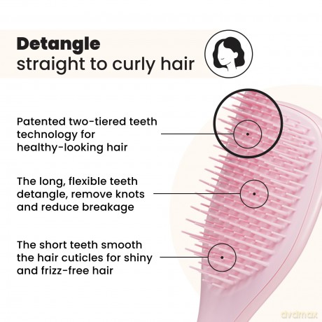 Mini Ultimate Detangler Hair Brush Millennial Pink