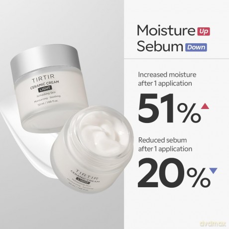 Moisturizing cream for oily and problematic skin (Ceramic Cream Light) 50 ml