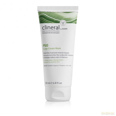 Moisturizing mask for scalp and hair Clineral PSO (Scalp Cream Mask) 200 ml