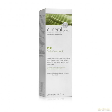 Moisturizing mask for scalp and hair Clineral PSO (Scalp Cream Mask) 200 ml