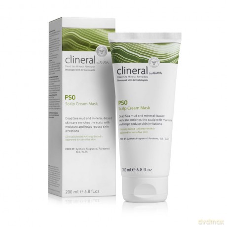 Moisturizing mask for scalp and hair Clineral PSO (Scalp Cream Mask) 200 ml