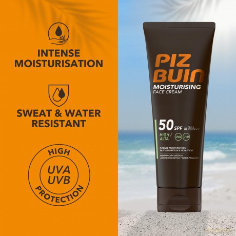 Moisturizing sunscreen for the face SPF 50+ Moisturising (Face Cream) 50 ml
