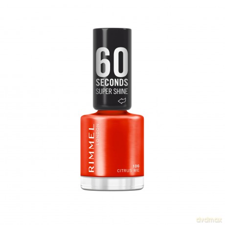 Nail Polish 60 Seconds Super Shine 8 ml - Shade: 106 Citrus Me