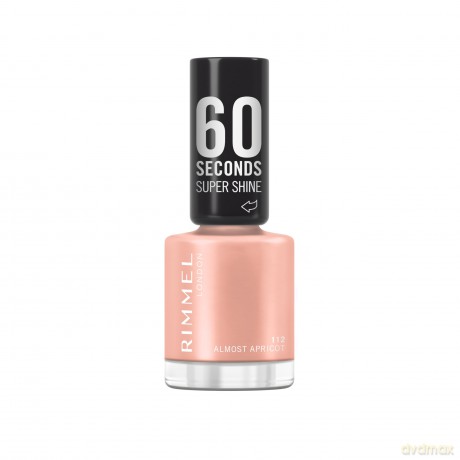 Nail Polish 60 Seconds Super Shine 8 ml - Shade: 112 Almost Apricot