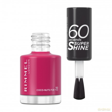 Nail Polish 60 Seconds Super Shine 8 ml - Shade: 152 Coco-Nuts for You