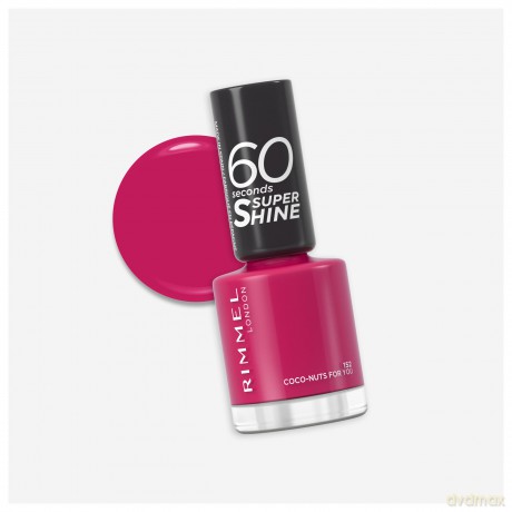 Nail Polish 60 Seconds Super Shine 8 ml - Shade: 152 Coco-Nuts for You