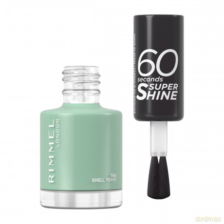 Nail Polish 60 Seconds Super Shine 8 ml - Shade: 154 Shell Yeah!!