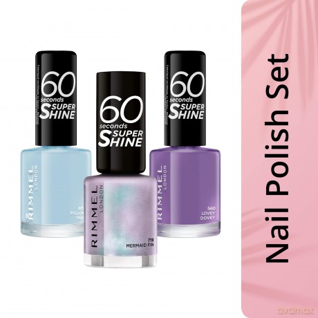 Nail Polish 60 Seconds Super Shine 8 ml - Shade: 719 Mermaid Fin