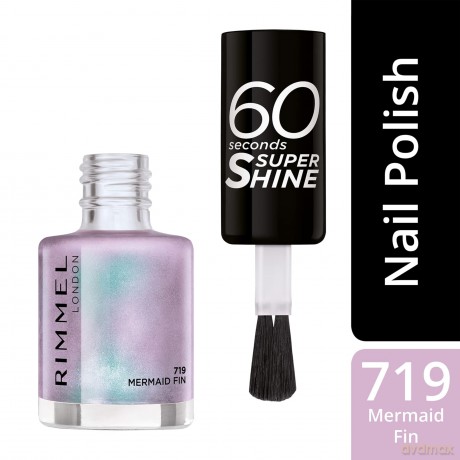 Nail Polish 60 Seconds Super Shine 8 ml - Shade: 719 Mermaid Fin