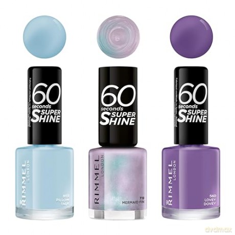 Nail Polish 60 Seconds Super Shine 8 ml - Shade: 719 Mermaid Fin
