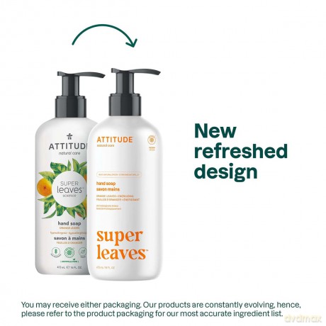 Natural hand soap Super Leaves Orange Leaves (Hand Soap) 473 ml